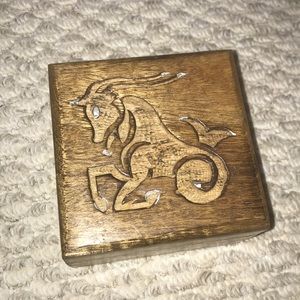 Capricorn wooden box